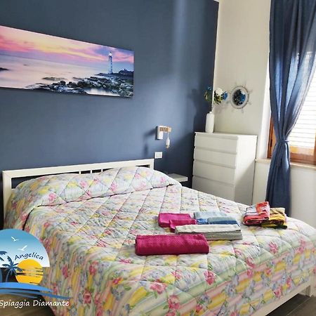Villa Sulla Spiaggia Diamante เบลเวเดเร มาริตตีโม ภายนอก รูปภาพ