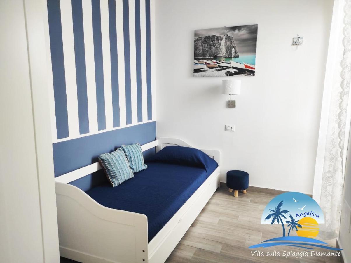 Villa Sulla Spiaggia Diamante เบลเวเดเร มาริตตีโม ภายนอก รูปภาพ