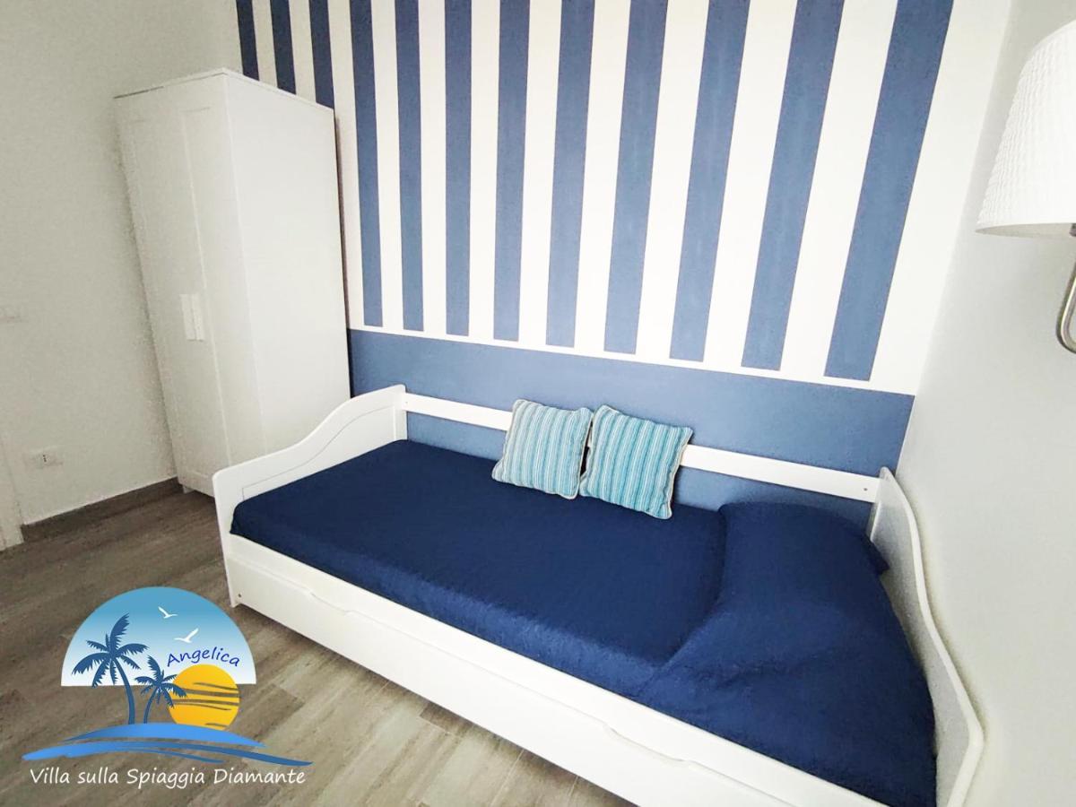 Villa Sulla Spiaggia Diamante เบลเวเดเร มาริตตีโม ภายนอก รูปภาพ