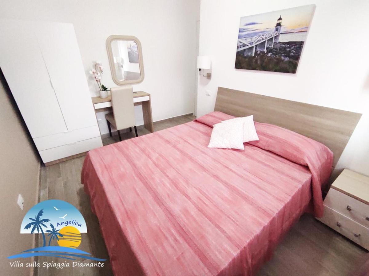 Villa Sulla Spiaggia Diamante เบลเวเดเร มาริตตีโม ภายนอก รูปภาพ