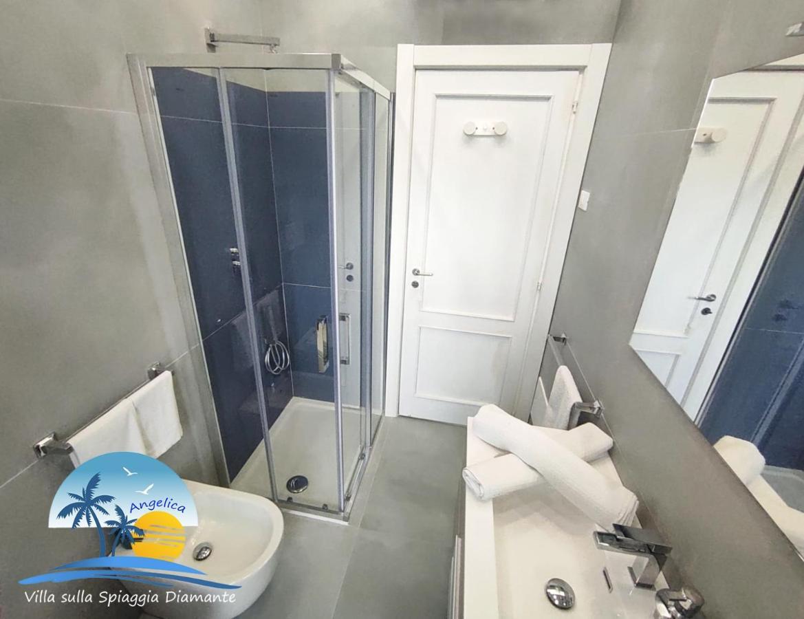 Villa Sulla Spiaggia Diamante เบลเวเดเร มาริตตีโม ภายนอก รูปภาพ